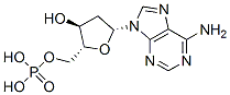 2-脱氧腺苷-5-单磷酸结构式_653-63-4结构式