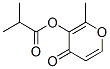 异丁酸麦芽酚酯结构式_65416-14-0结构式
