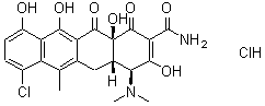 盐酸脱水四环霉素结构式_65490-24-6结构式