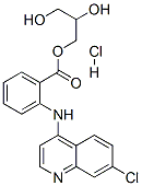1-甘油 N-[7-氯-4-喹啉基]邻氨基苯甲酸酯盐酸盐结构式_65513-72-6结构式