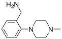 1-[2-(4-甲基-1-哌嗪)苯基]甲胺结构式_655256-68-1结构式