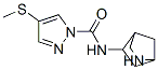 n-2-氮杂双环[2.2.1]庚-5-基-4-(甲基硫代)-1H-吡唑-1-羧酰胺结构式_655788-31-1结构式