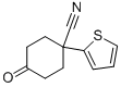 4-氰基-4-(2-噻吩基)环己酮结构式_65619-58-1结构式