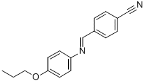 N-(p-氰基亚苄基)-p-丙氧基苯胺结构式_65628-98-0结构式
