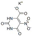 1,2,3,6-四氢-5-硝基-2,6-二氧代嘧啶-4-羧酸钾盐结构式_65717-13-7结构式