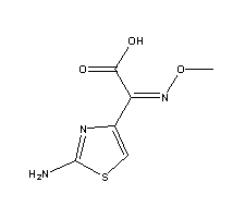 氨噻肟酸结构式_65872-41-5结构式
