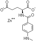 L-对甲氨基苯甲酰谷氨酸锌结构式_66104-81-2结构式