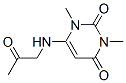 2,4(1H,3h)-pyrimidinedione, 1,3-dimethyl-6-[(2-oxopropyl)amino]-(9ci) Structure,662141-78-8Structure