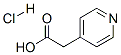 4-吡啶乙酸盐酸盐结构式_6622-91-9结构式