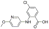 4-氯-2-[(6-甲氧基-3-吡啶基)氨基]苯甲酸结构式_6626-07-9结构式