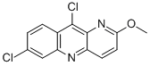 7,10-二氯-2-甲氧基苯并[B]-1,5-萘啶结构式_6626-40-0结构式