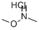 N,O-二甲基羟胺盐酸盐结构式_6638-79-5结构式
