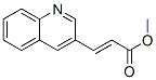 3-喹啉-2-丙烯酸甲酯结构式_66417-78-5结构式