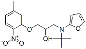 1-[(1,1-二甲基乙基)-2-呋喃氨基]-3-(5-甲基-2-硝基苯氧基)-2-丙醇结构式_664347-13-1结构式