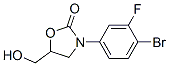 3-(4-溴-3-氟苯基)-5-羟基甲基噁唑烷-2-酮结构式_665003-40-7结构式