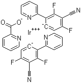 (Iridium(iii) bis[5-cyano-4-fluorophenyl)pyridinato-n,c2`]picolinate) Structure,665005-28-7Structure