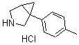 1-(4-甲基苯基)-3-氮杂双环[3.1.0]己烷盐酸盐结构式_66504-75-4结构式