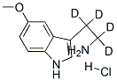 5-甲氧基色胺-a,a,b,b-d4盐酸盐结构式_66521-35-5结构式