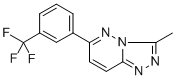 3-甲基-6-(3-[三氟甲基]苯基)-1,2,4-噻唑并-(4,3-b)吡嗪结构式_66548-69-4结构式