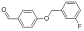 4-[(3-氟苯基)甲氧基]-苯甲醛结构式_66742-57-2结构式
