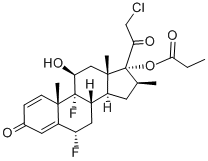 卤贝他索丙酸酯结构式_66852-54-8结构式