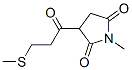(9ci)-1-甲基-3-[3-(甲基硫代)-1-氧代丙基]-2,5-吡咯烷二酮结构式_669057-21-0结构式
