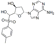 9-{5-O-[(4-甲基苯基)磺酰基]呋喃戊糖基}-9H-嘌呤-6-胺结构式_6698-29-9结构式