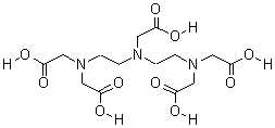 二乙烯三胺五醋酸结构式_67-43-6结构式