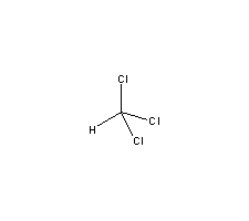 三氯甲烷;氯仿结构式_67-66-3结构式
