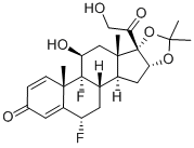 醋酸肤轻松结构式_67-73-2结构式