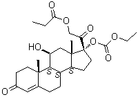 1,2-二氢泼尼卡酯结构式_671225-26-6结构式