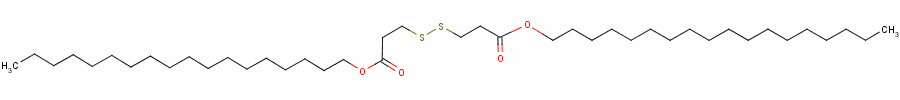 Propanoic acid, 3,3-dithiobis-, dioctadecyl ester Structure,6729-96-0Structure