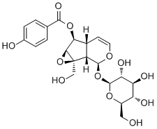 梓苷结构式_6736-85-2结构式