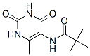 (9CI)-2,2-二甲基-N-(1,2,3,4-四氢-6-甲基-2,4-二氧代-5-嘧啶)-丙酰胺结构式_675841-23-3结构式