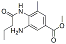 3-甲基-4-丁酰氨基-5-氨基苯甲酸甲酯结构式_675882-71-0结构式