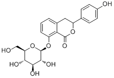 绣球酚 8-O-葡萄糖甙结构式_67600-94-6结构式