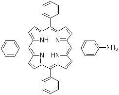 4-(10,15,20-三苯基卟啉-5-基)苯胺结构式_67605-64-5结构式