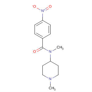 4-[N-甲基-n-(1-甲基-4-哌啶基)-氨基羰基]-1-硝基苯结构式_676326-89-9结构式