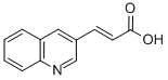 3-(3-喹啉)丙烯酸结构式_67752-27-6结构式
