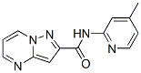 (9CI)-N-(4-甲基-2-吡啶)-吡唑并[1,5-a]嘧啶-2-羧酰胺结构式_677769-36-7结构式