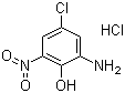 2-氨基-4-氯-6-硝基苯酚盐酸盐结构式_67815-68-3结构式