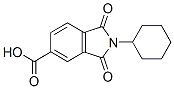 2-环己基-1,3-二氧代-2,3-二氢-1H-异吲哚-5-羧酸结构式_67822-74-6结构式