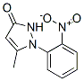 5-甲基-1-(2-硝基苯基)吡唑-3-酮结构式_67916-05-6结构式