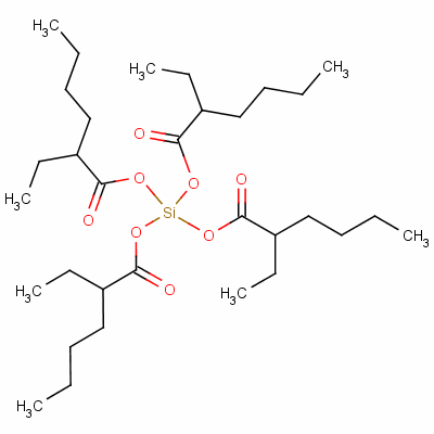 2-乙基己酸硅结构式_67939-81-5结构式