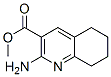 (9ci)-2-氨基-5,6,7,8-四氢-3-喹啉羧酸甲酯结构式_67960-35-4结构式