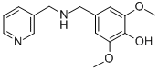 2,6-二甲氧基-4-{[(吡啶-3-甲基)氨基]甲基}苯酚结构式_680185-77-7结构式