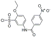 2-乙氧基-5-(4-硝基苯甲酰氨基)-苯磺酰氯结构式_680617-98-5结构式