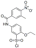 2-乙氧基-5-(3-甲基-4-硝基苯甲酰氨基)-苯磺酰氯结构式_680618-07-9结构式