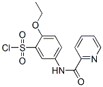 2-乙氧基-5-(吡啶-2-羧酰胺)-1-苯磺酰氯结构式_680618-08-0结构式
