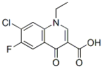 7-氯-1-乙基-6-氟-4-氧代-1,4-二氢-3-喹啉羧酸结构式_68077-26-9结构式